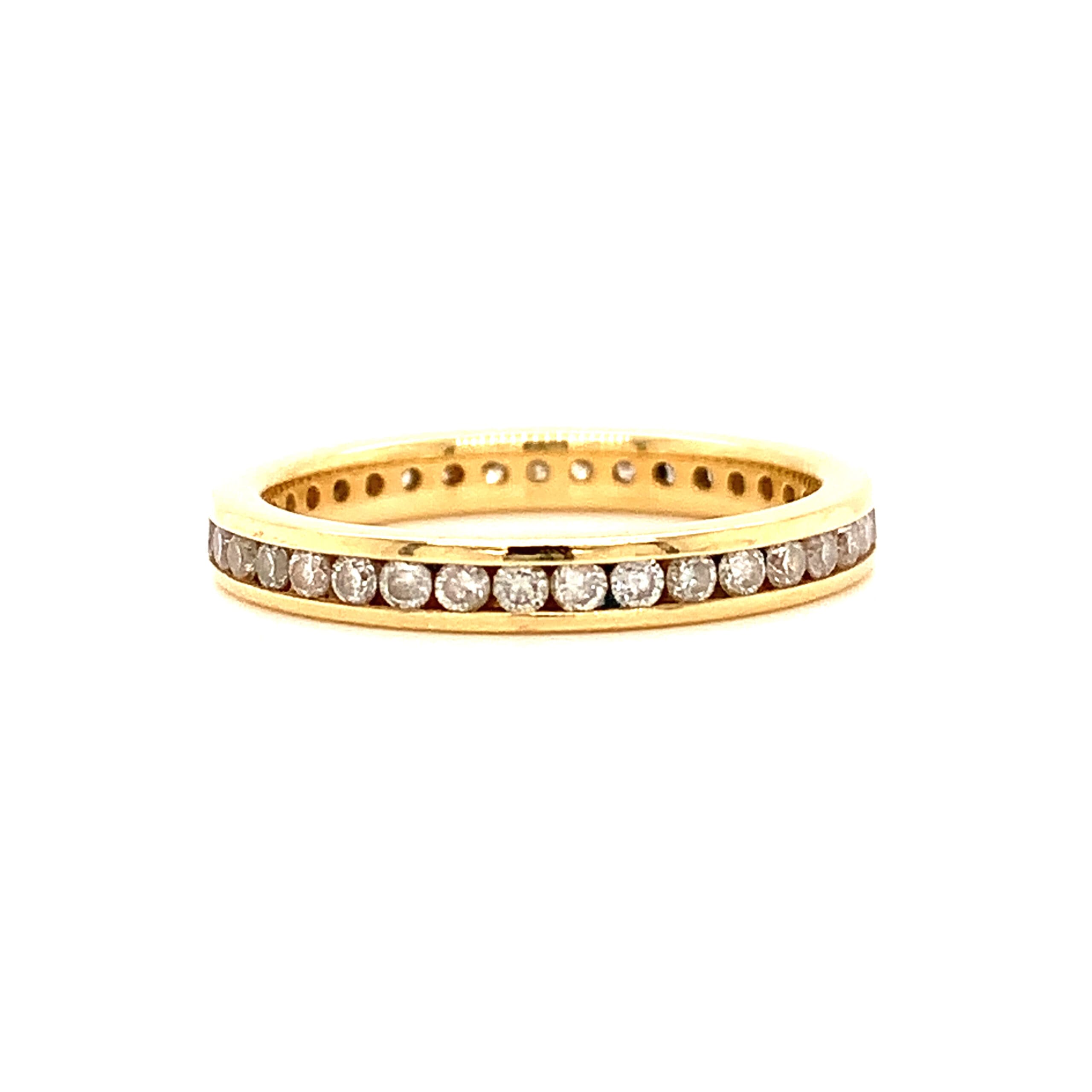 Yellow Gold Diamond Full Eternity Ring