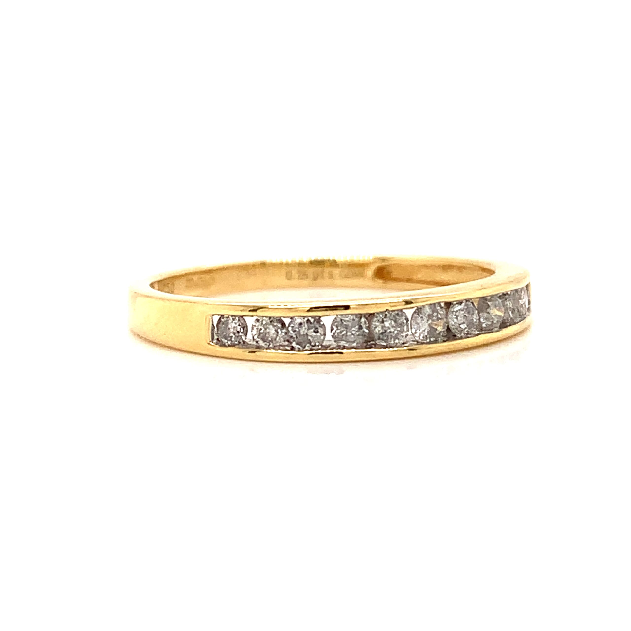 Yellow Gold Diamond Eternity Ring