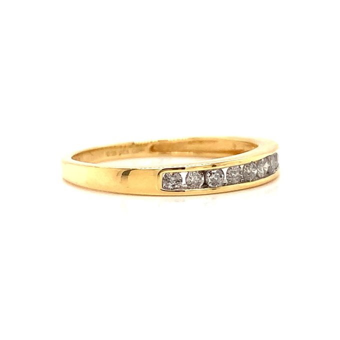 Yellow Gold Diamond Eternity Ring