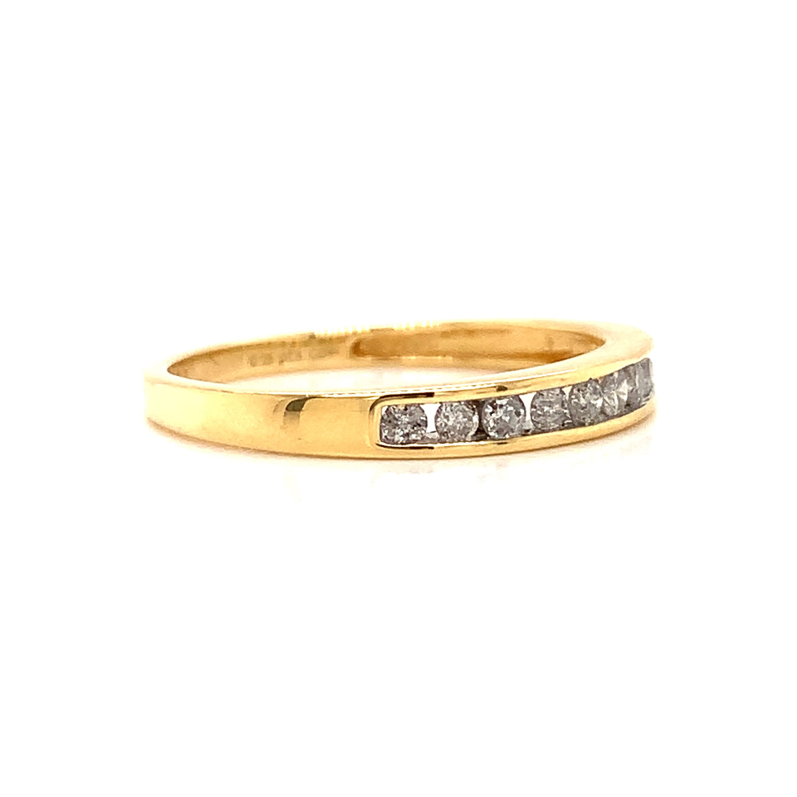 Yellow Gold Diamond Eternity Ring