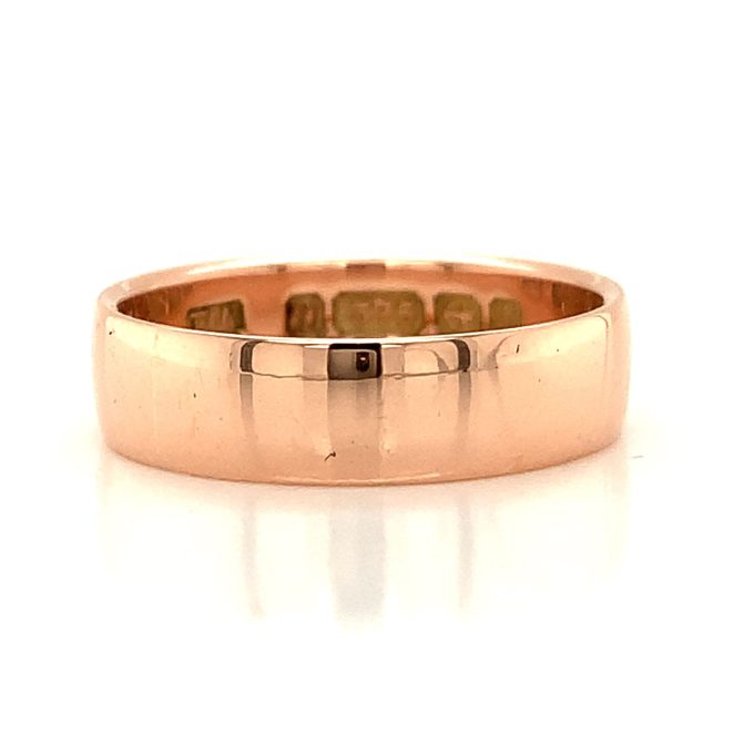 Antique Rose Gold Ladies Band