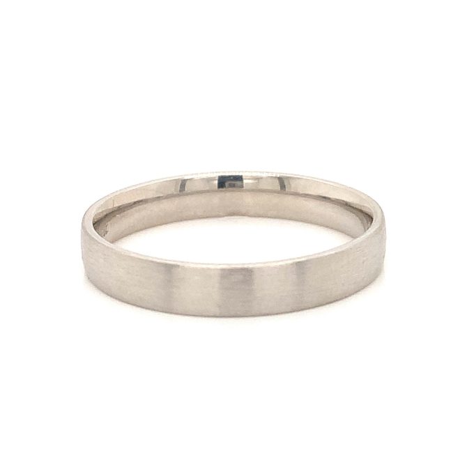 Gents 3.5mm Platinum Court Band