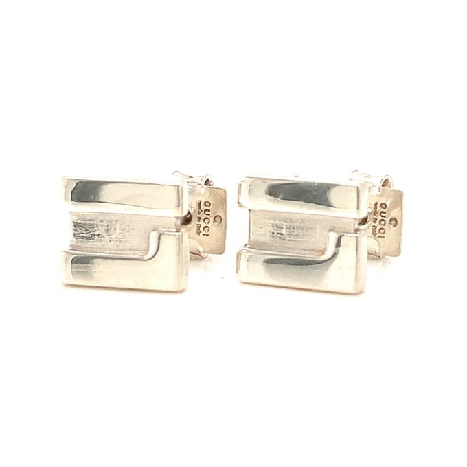 Gucci Logo Stud Earrings