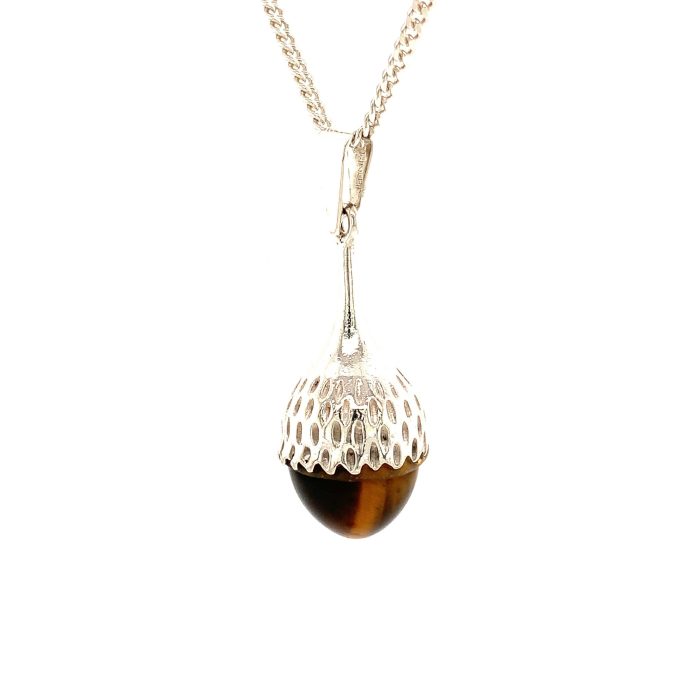 Tiger's Eye silver Necklace