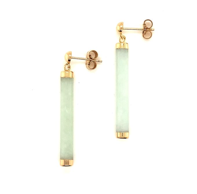 Jade Drop Earrings