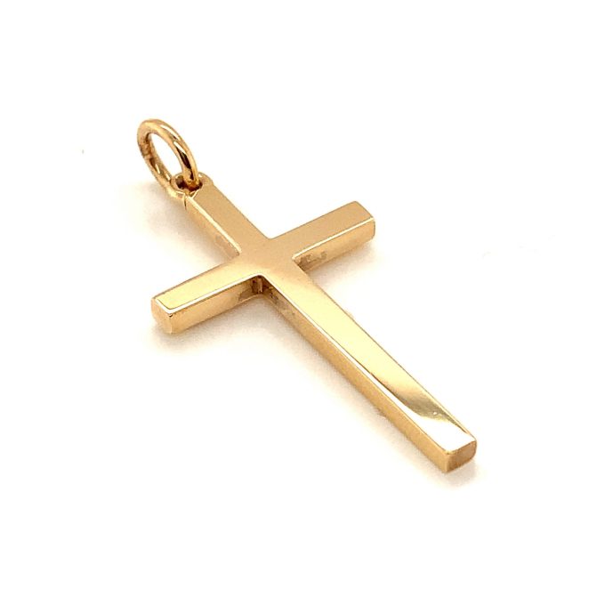 30mm Solid Gold Cross