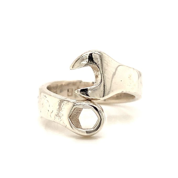 Silver Spanner Ring