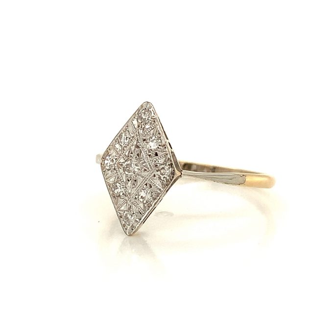Vintage Diamond Top Ring