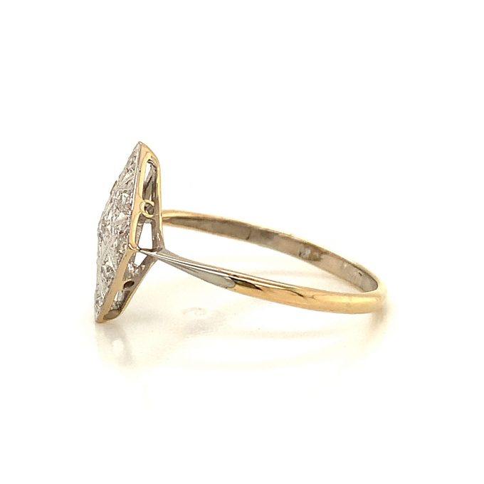Vintage Diamond Top Ring