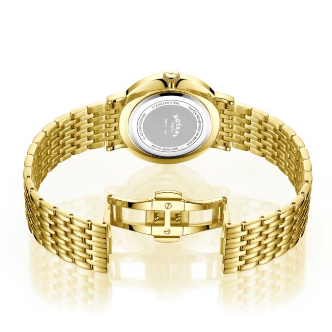 Rotary Windsor Gold Gents Watch GB05303/09