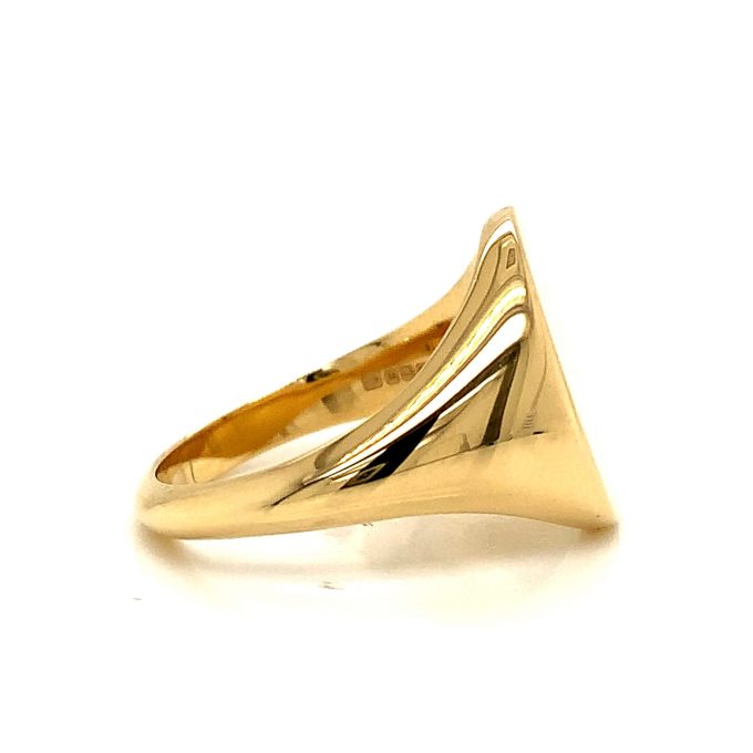 (16 x 12mm) 18ct Gold Classic Oxford Signet Ring