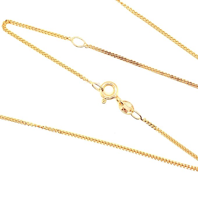 Gold Disc Necklace