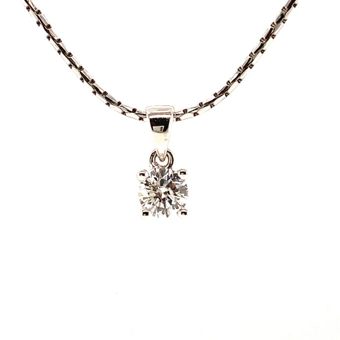 0.33ct Diamond Solitaire Necklace