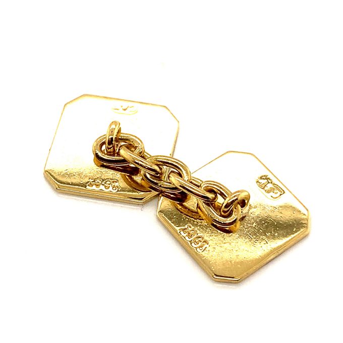 Vintage Multi-Tone Gold Ladies Cufflinks