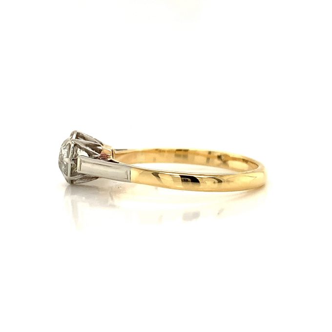 0.70ct Old Cut Diamond Solitaire Ring