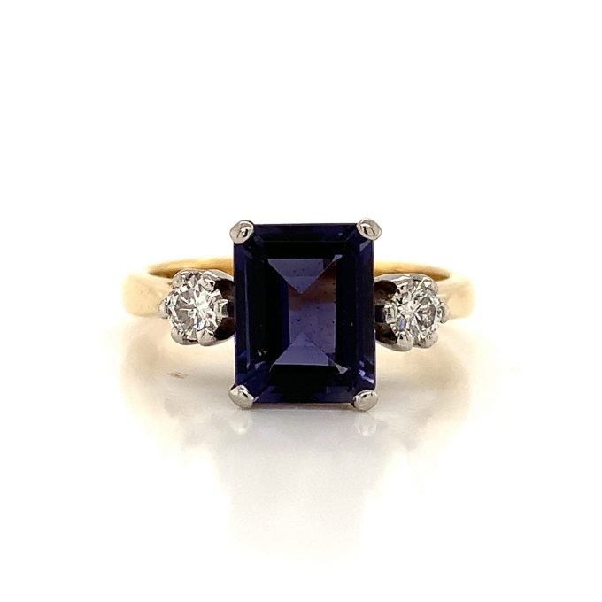 Tanzanite and Diamond Ring