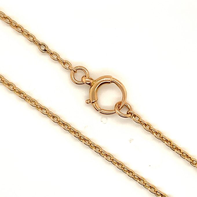 15 Carat Gold Vintage Trace Chain - 21 Inch
