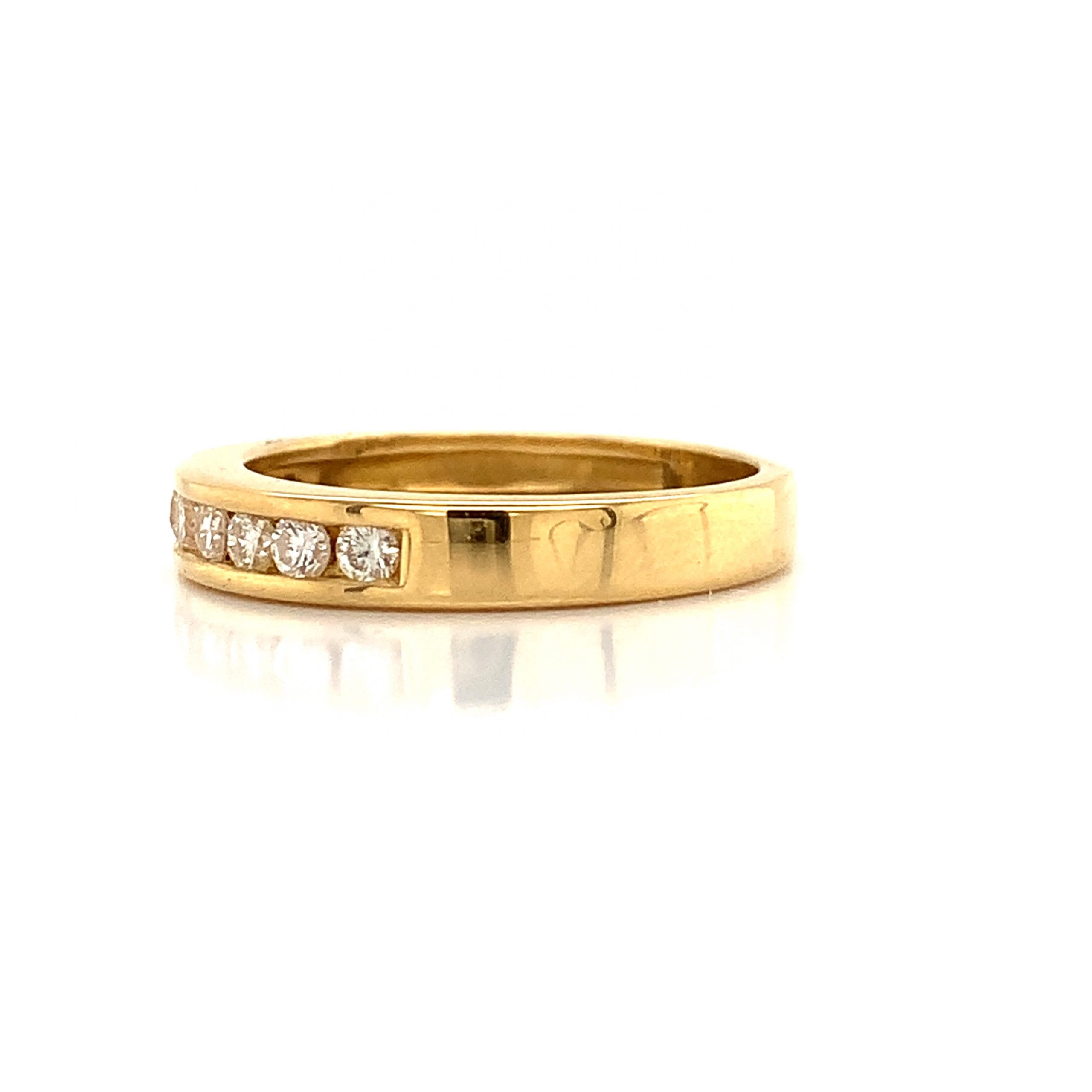 Yellow Gold Diamond Eternity Ring