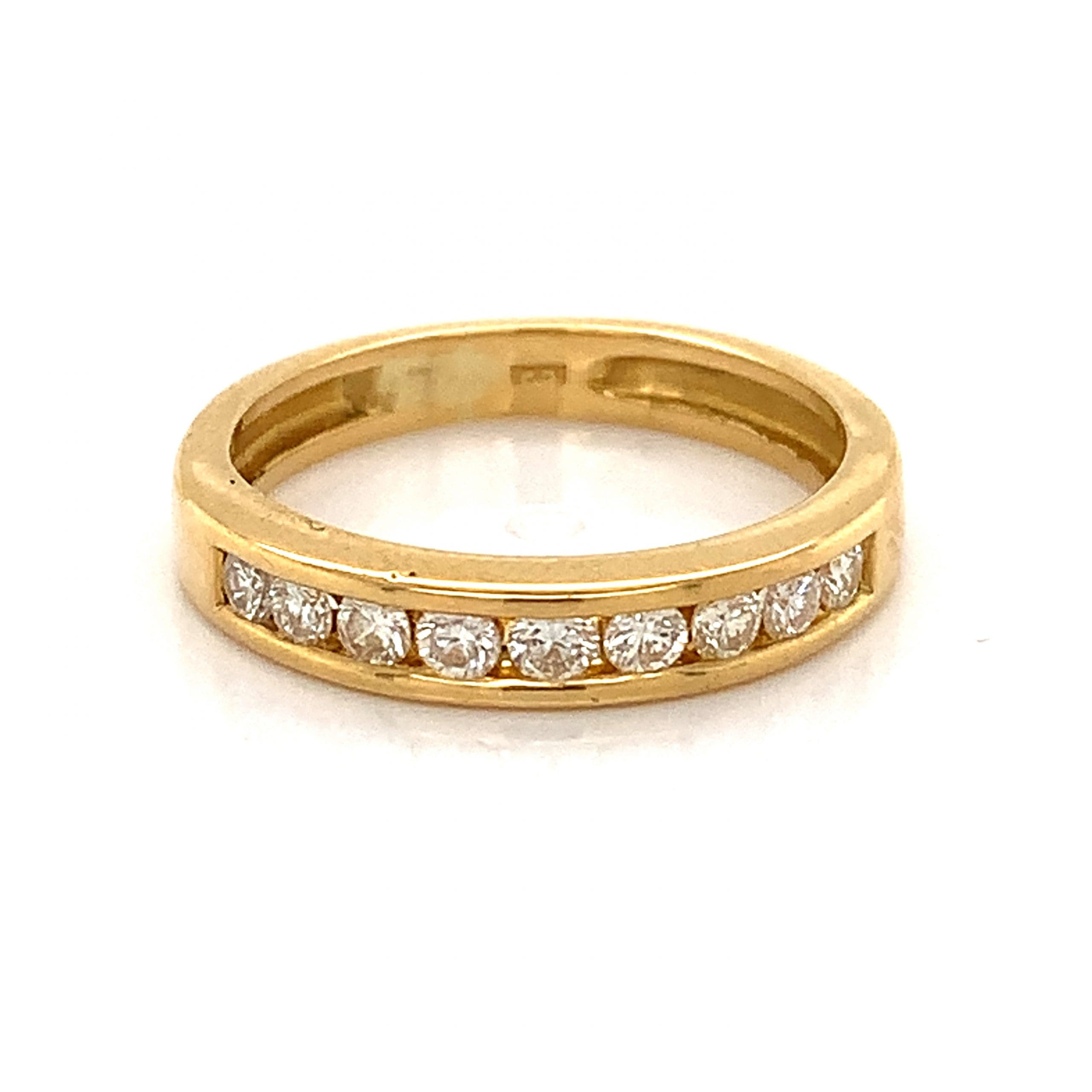Yellow Gold Diamond Eternity Ring