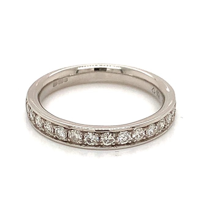 18ct White Gold 0.50ct Diamond Eternity Ring