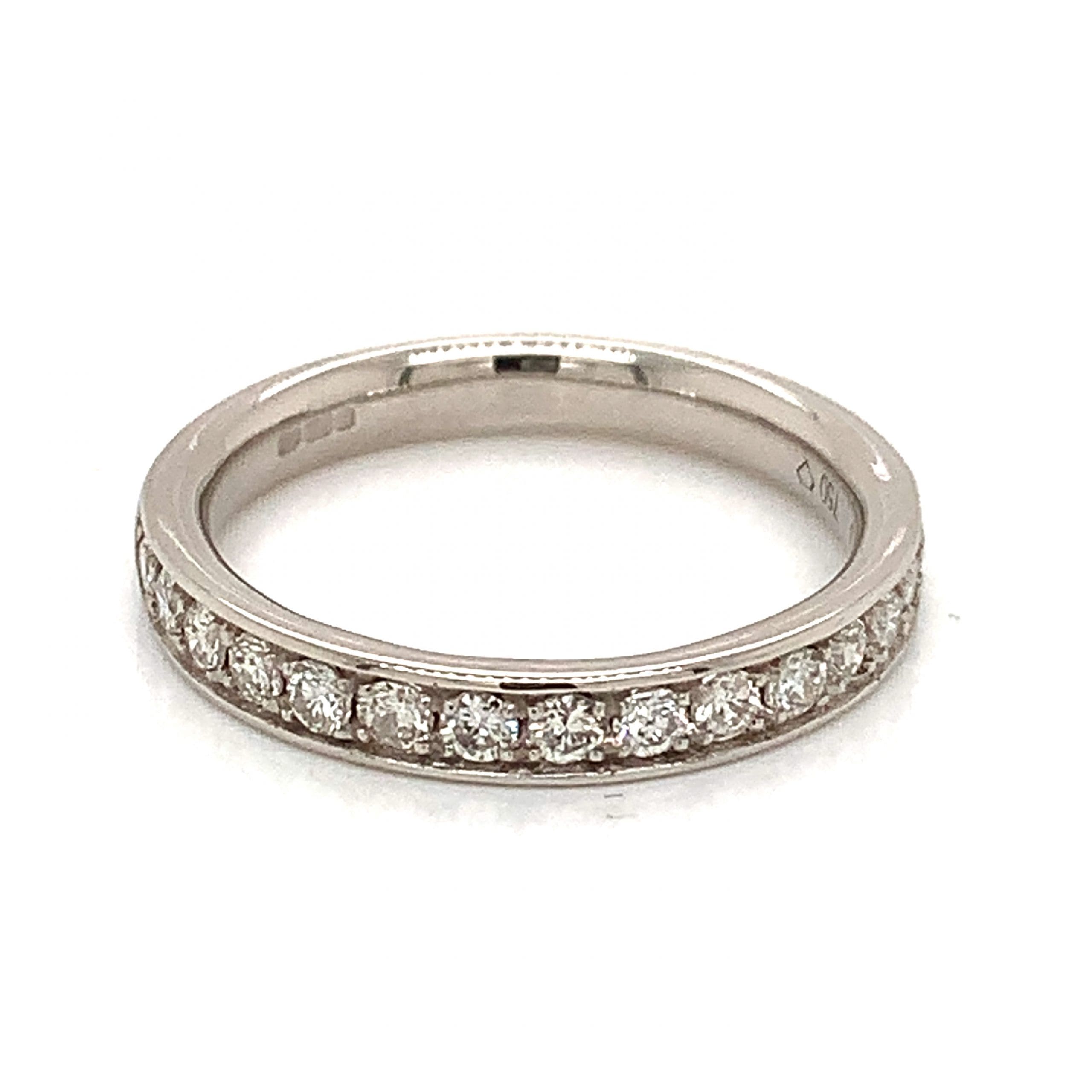 18ct White Gold 0.50ct Diamond Eternity Ring