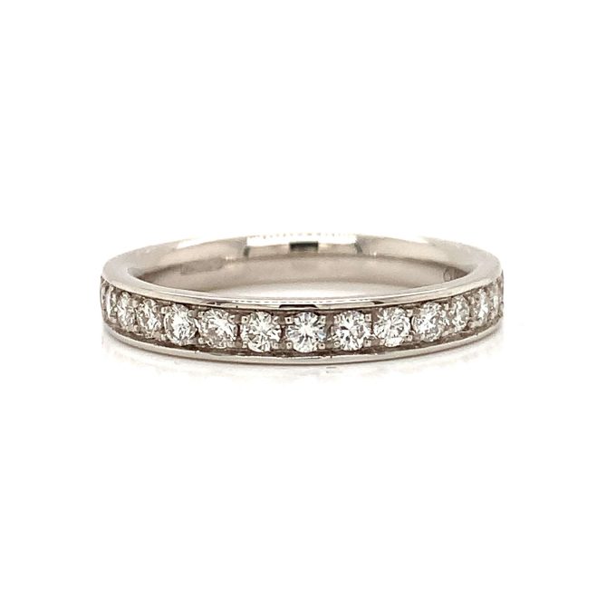 18ct White Gold 0.50ct Diamond Eternity Ring
