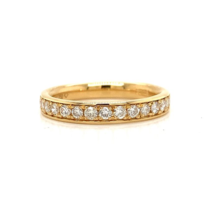 18ct Yellow Gold 0.50ct Diamond Eternity Ring