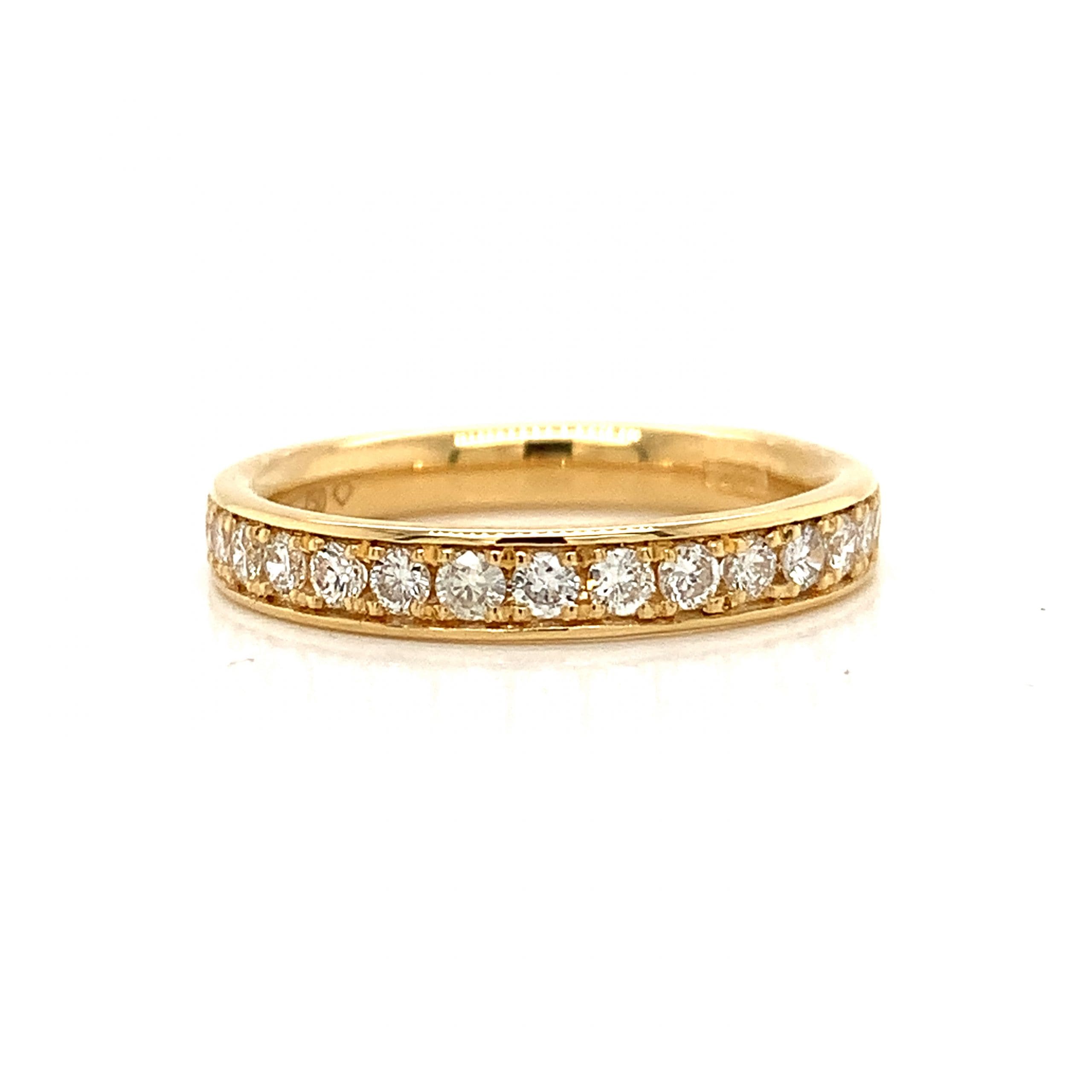 18ct Yellow Gold 0.50ct Diamond Eternity Ring