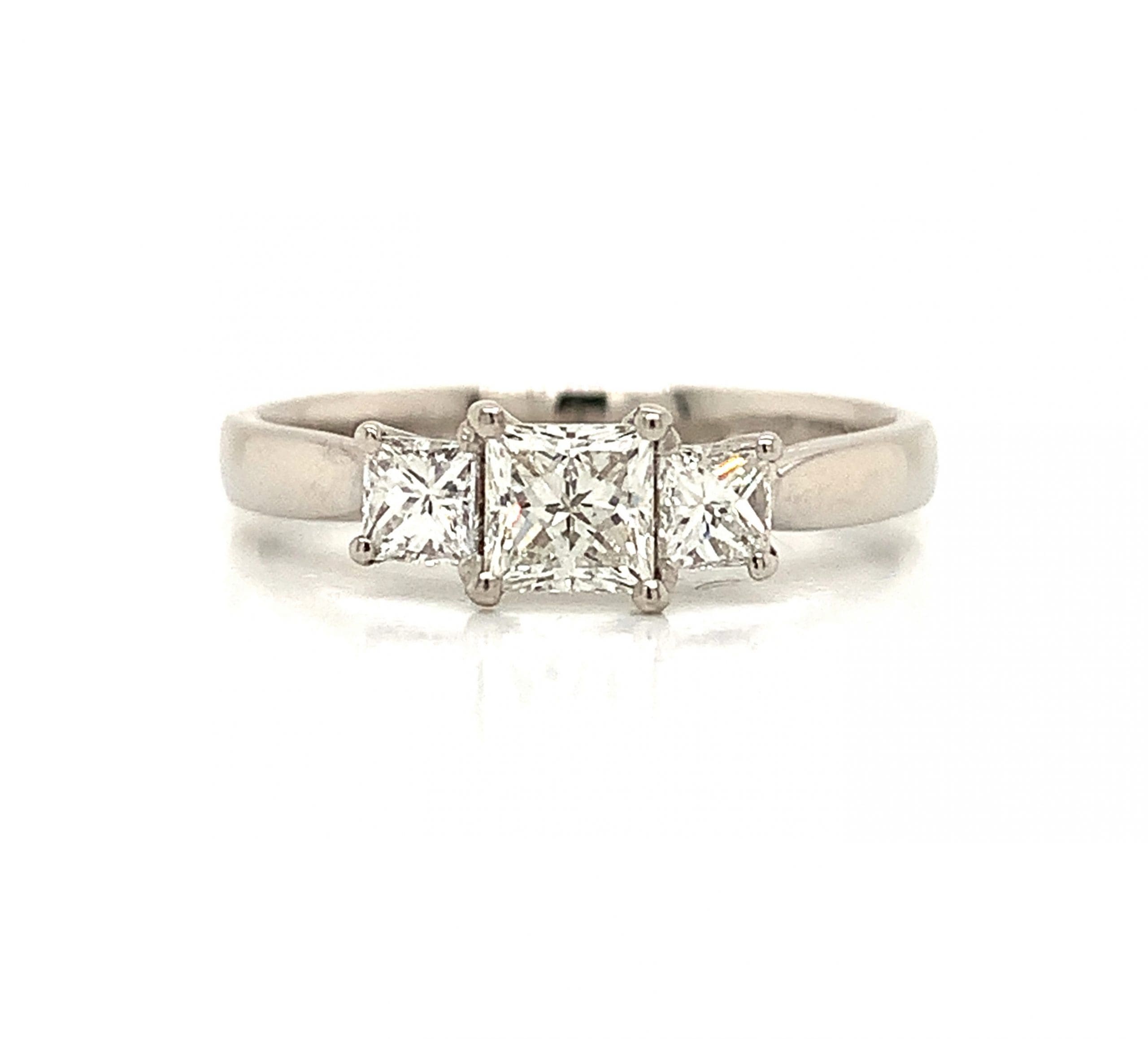 Platinum Diamond Trilogy Ring