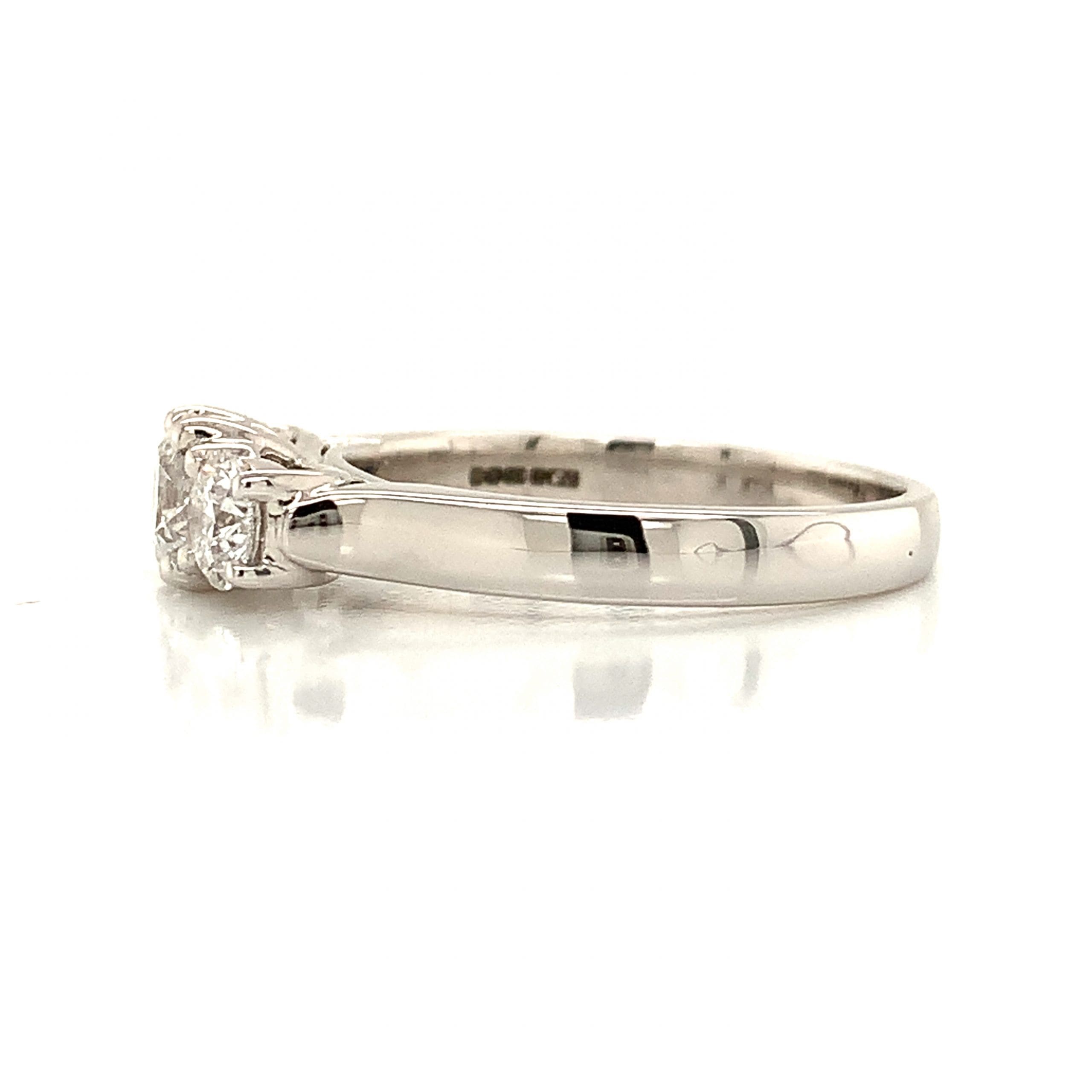 1.00ct Diamond Trilogy Ring