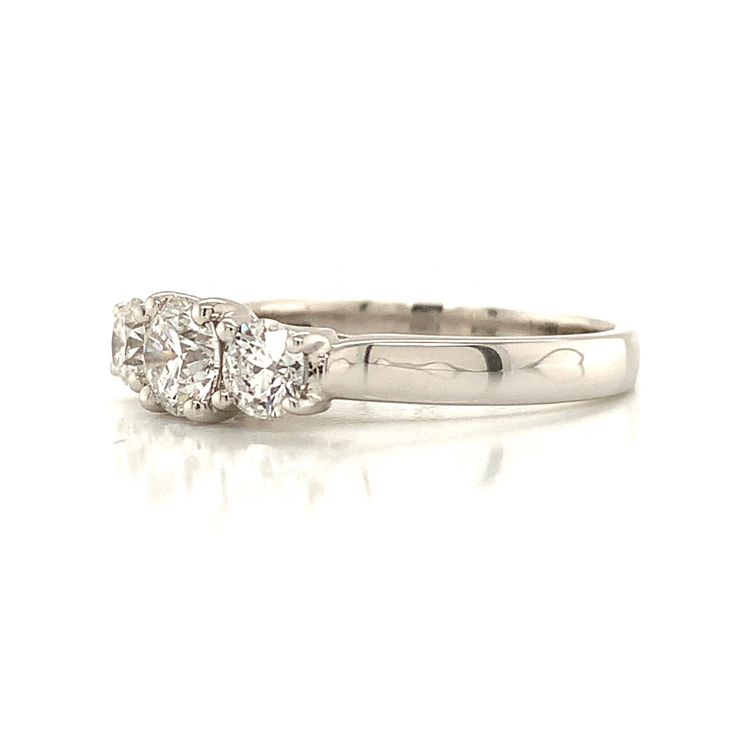 1.00ct Diamond Trilogy Ring
