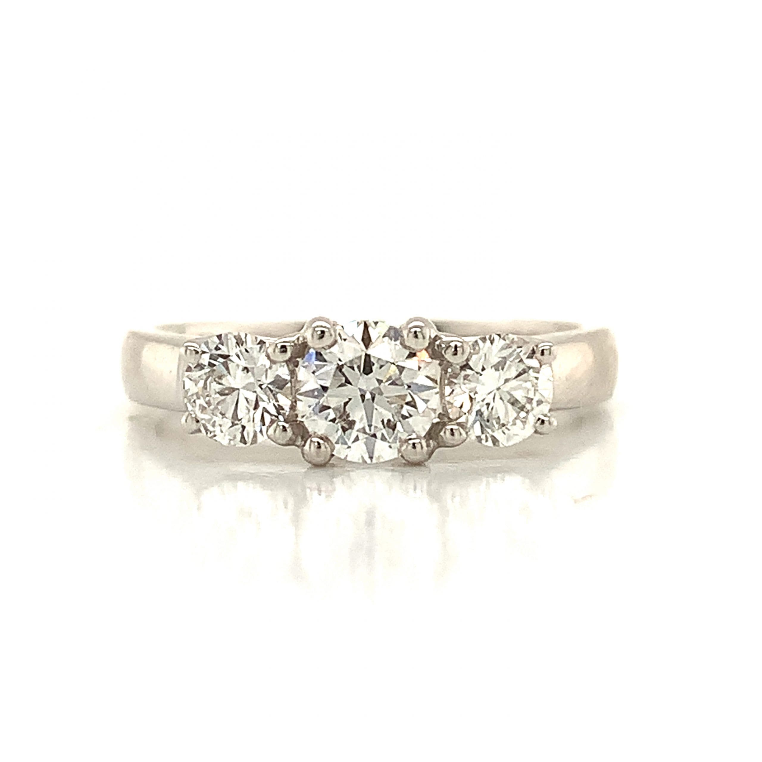 1.00ct Diamond Trilogy Ring