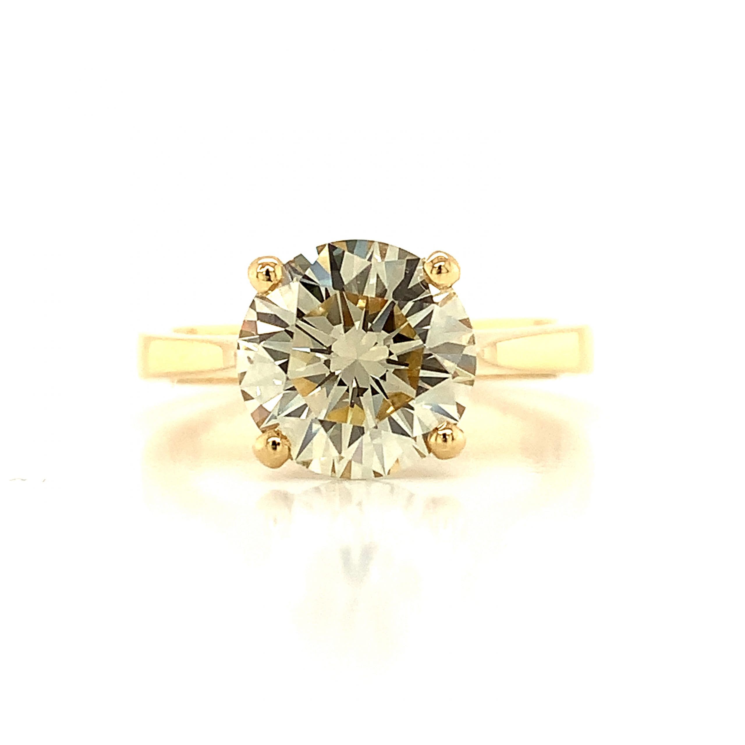 3.08ct GIA Certificated Diamond Solitaire Ring