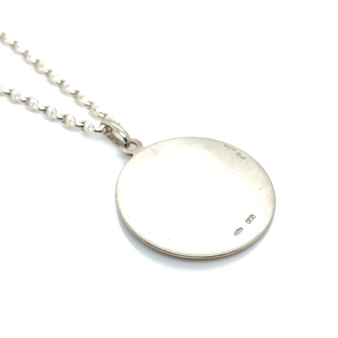 Large Silver Saint Christopher Pendant