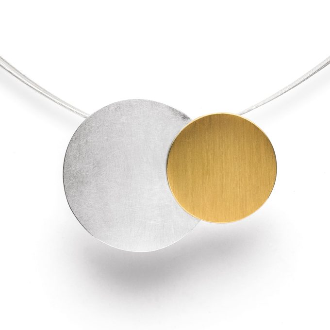 Bastian Two Tone Eclipse Necklace