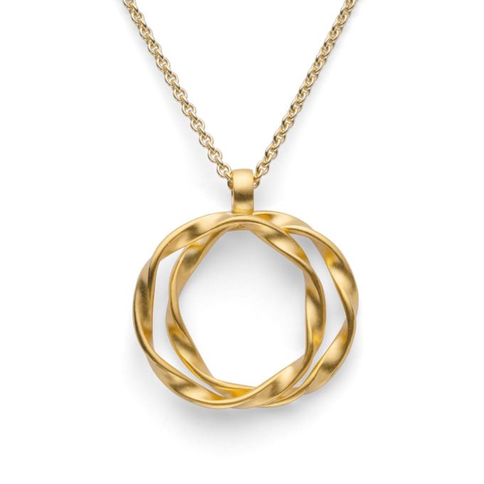 Bastian Twist Circles Necklace