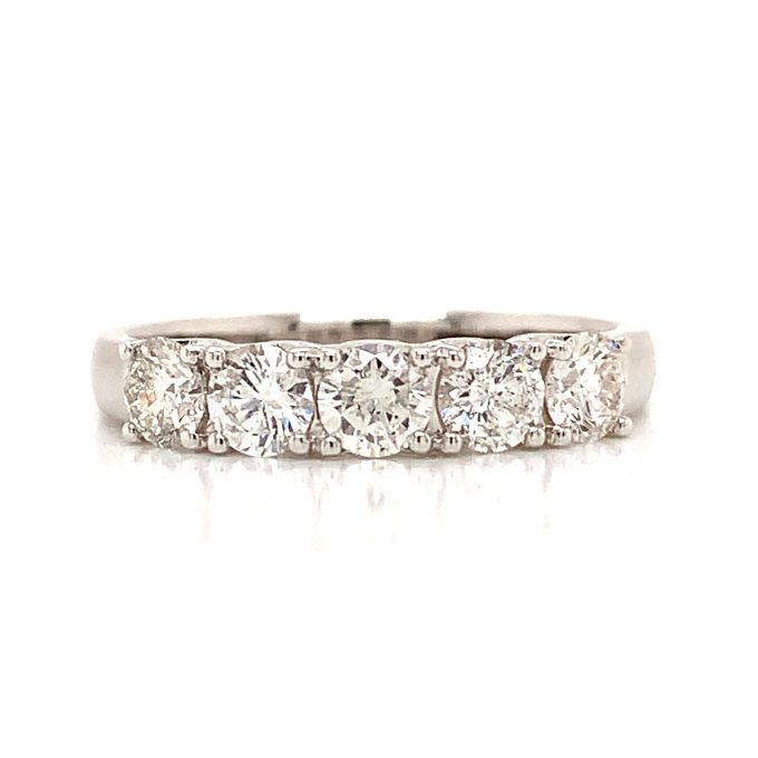 Five Diamond Eternity Ring