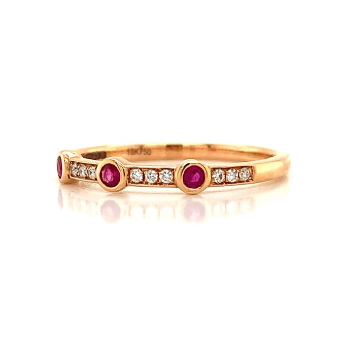 Ruby and Diamond Eternity Ring