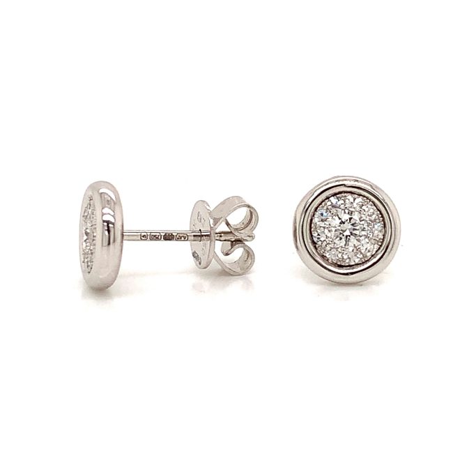 Illusion Diamond Stud Earrings - 1.00ct Appearance