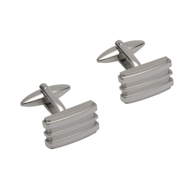 Unique Stainless Steel Profiled Cufflinks