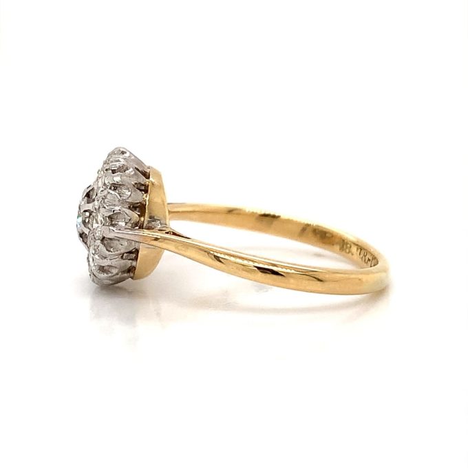 Vintage Diamond Daisy Cluster Ring