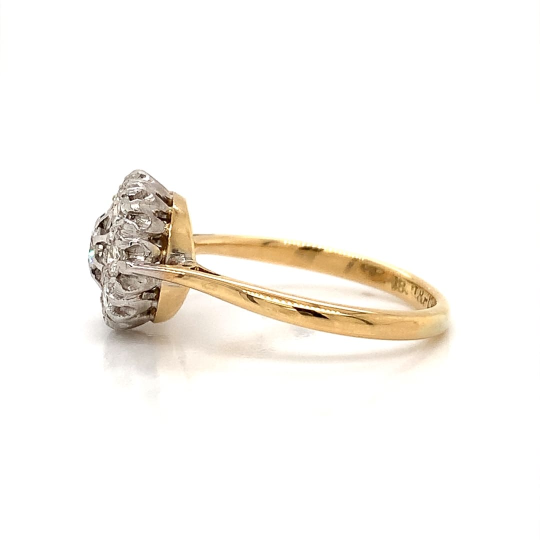 Vintage Diamond Daisy Cluster Ring