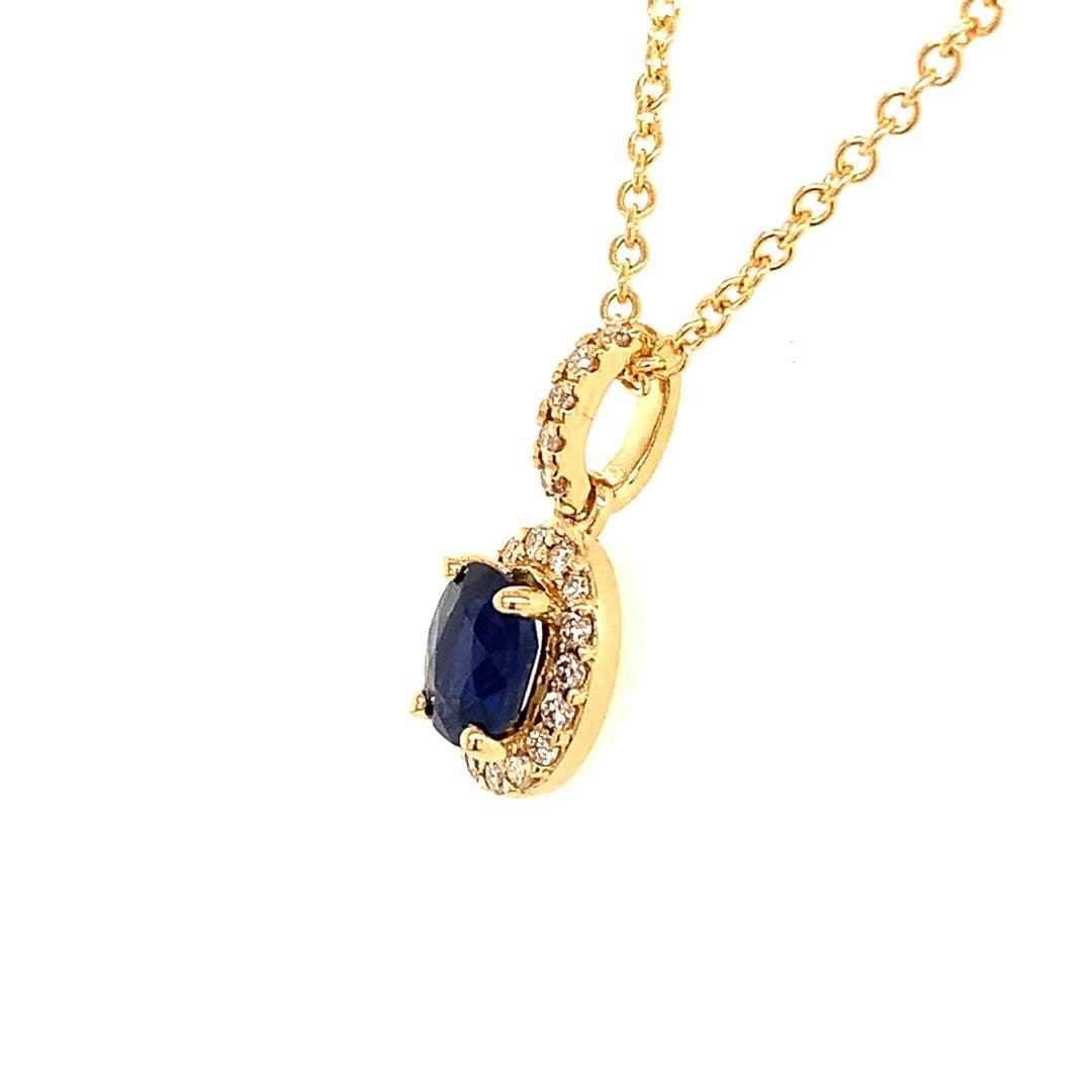 0.60ct Sapphire and Diamond Necklace