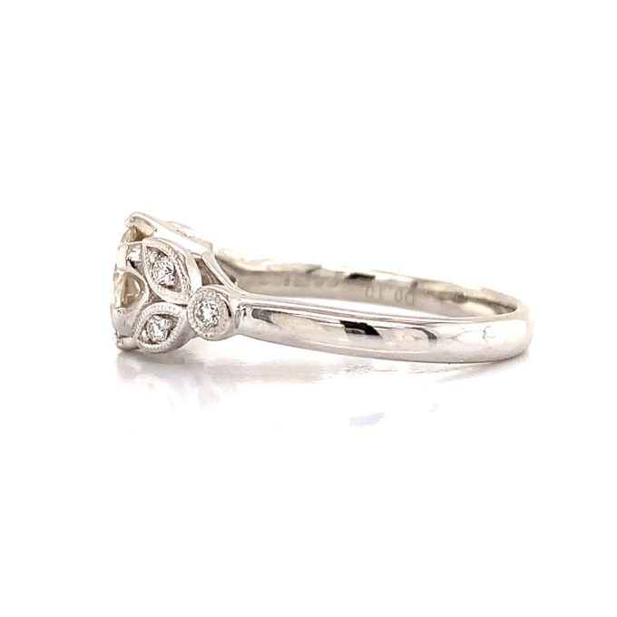 0.80ct Round Cut Diamond Solitaire Ring