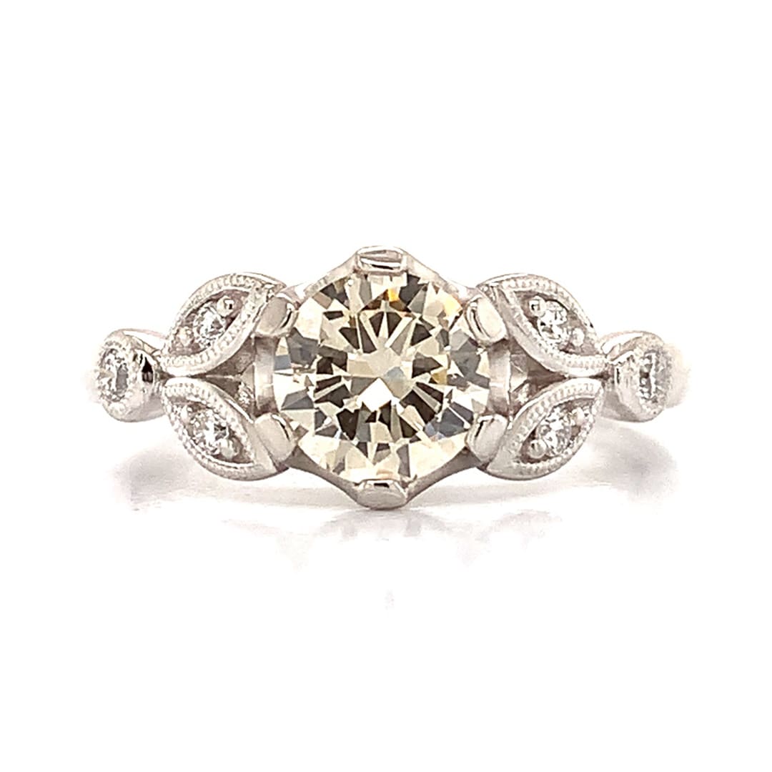 0.80ct Round Cut Diamond Solitaire Ring