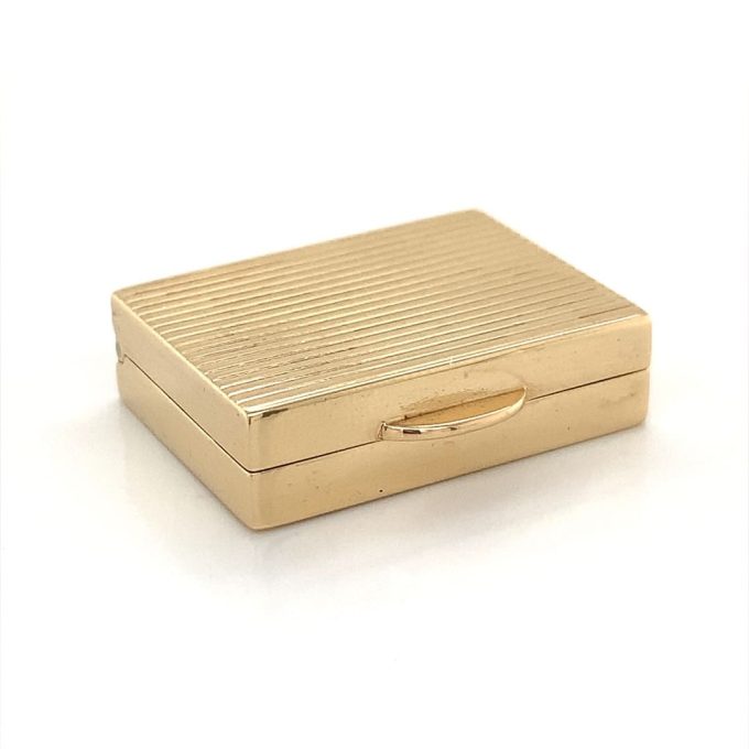Dunhill 9ct Gold Small Hinged Box