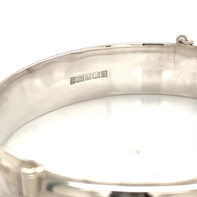 Traditional Hinged Silver Bangle