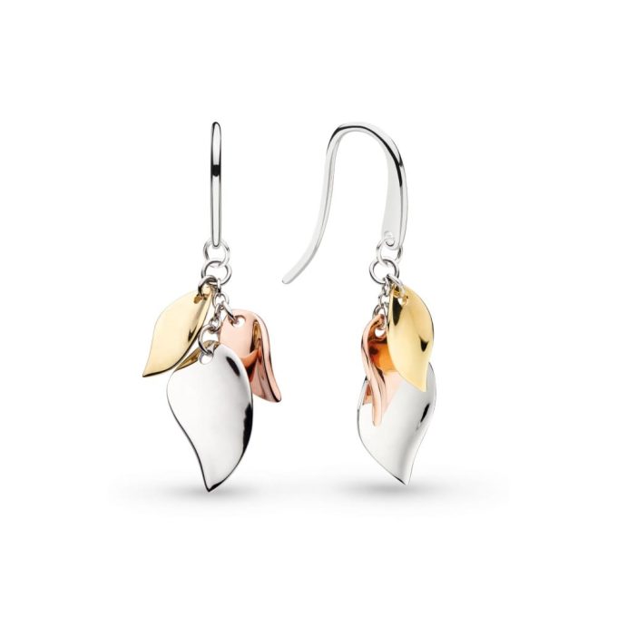 Kit Heath Multi Tone Leaf Earrings