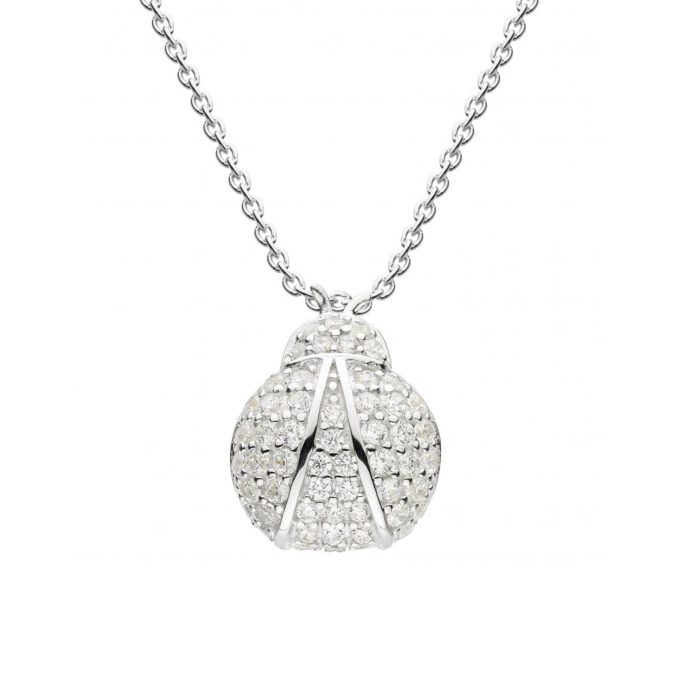 Kit Heath Ladybird CZ Necklace