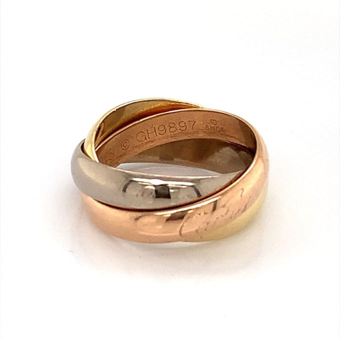Cartier 18ct Gold Classic Trinity Ring